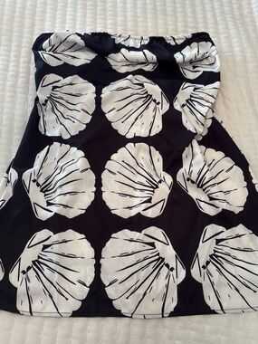 Amazon Essentials Black and White Floral Mini Dress